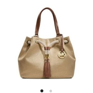 Gold Michael kors bag